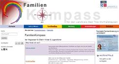 Desktop Screenshot of familienkompass.net