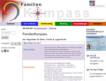 Tablet Screenshot of familienkompass.net
